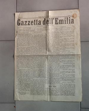 GAZZETTA DELL'EMILIA. foglio politico quotidiano, numero 75 del 16 marzo 1873 - anno XIV, Bologna...