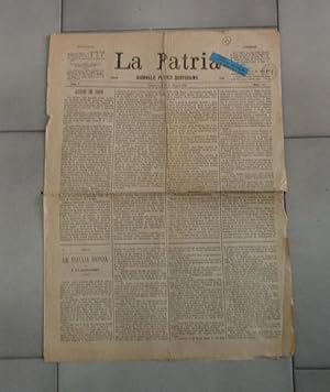 LA PATRIA, giornale politico quotidiano, numero 149 del 30 maggio 1878, ANNO QUINTO, Bologna, Sta...