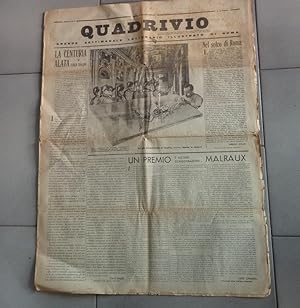 QUADRIVIO, grande settimanale letterario illustrato di Roma - 1933 - n. 06 (del 17 DICEMBRE 1933)...