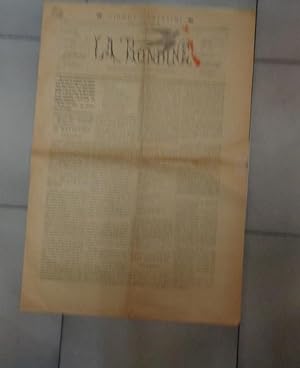 LA RONDINE, giornale della domenica, numero 14 del 01 luglio 1886 - ANNO SECONDO - DIRETTORE EMIL...