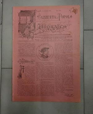 GAZZETTA DEL POPOLO DELLA DOMENICA, letteraria, artistica, scientifica, illustrata, numero 4 del ...