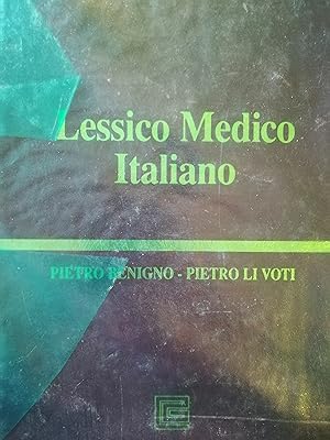 Immagine del venditore per Lessico Medico Italiano venduto da librisaggi