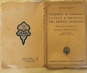 Elementi di prosodia latina e metrica del distico elegiaco