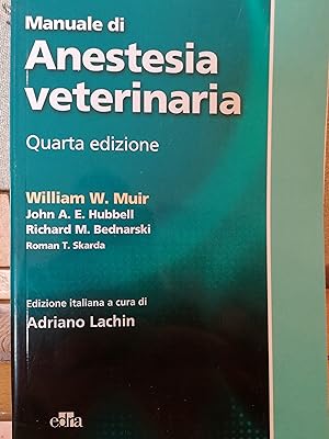 Manuale di Anestesia veterinaria