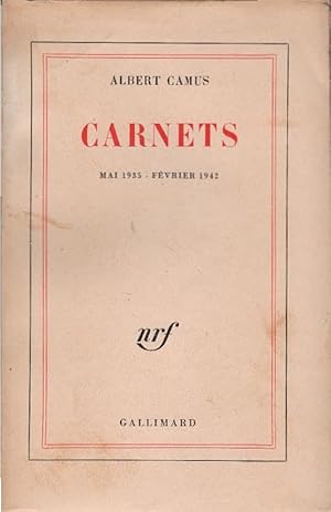 Image du vendeur pour Carnets. [1], Mai 1935 - fvrier 1942 mis en vente par Schrmann und Kiewning GbR