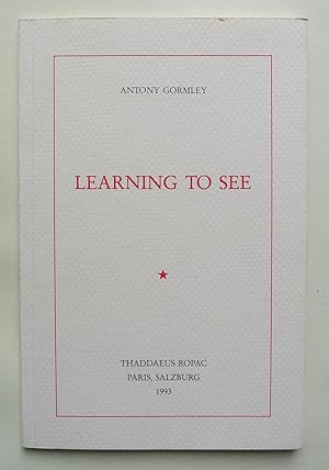 Seller image for Learning to see. for sale by Roe and Moore