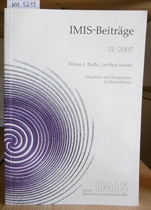 Bild des Verkufers fr Leviten lesen: Migration und Integration in Deutschland. Abschiedsvorlesung mit Gruworten und ausgewhltem Schriftenverzeichnis. Hrsg. v. Vorstand des Instituts fr Migrationsforschung und Interkulturelle Studien (IMIS) der Universitt Osnabrck. zum Verkauf von Versandantiquariat Trffelschwein