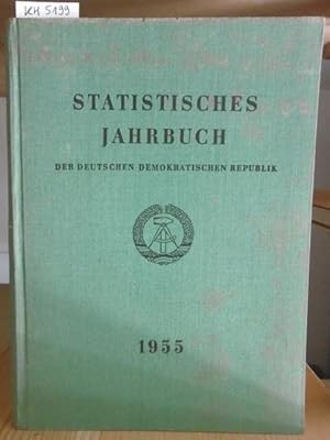 Imagen del vendedor de Statistisches Jahrbuch der Deutschen Demokratischen Republik 1955. Erster Jahrgang. a la venta por Versandantiquariat Trffelschwein