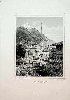 BAD HOFGASTEIN, Ansicht [aus: Ruthner: Das Kaiserthum Oesterreich in malerischen Originalansichte...