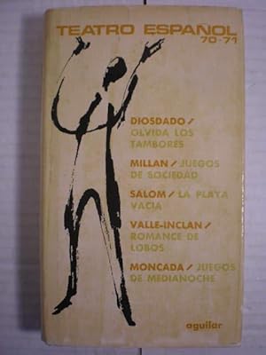 Bild des Verkufers fr Teatro Espaol 70-71 ( Teatro Espaol 1970 - 1971): Olvida los tambores - Juegos de sociedad - La playa vaca - Romance de lobos - Juegos de medianoche zum Verkauf von Librera Antonio Azorn