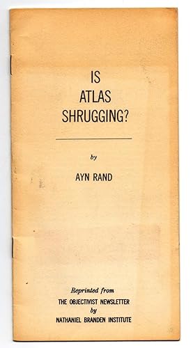 Is Atlas Shrugging?