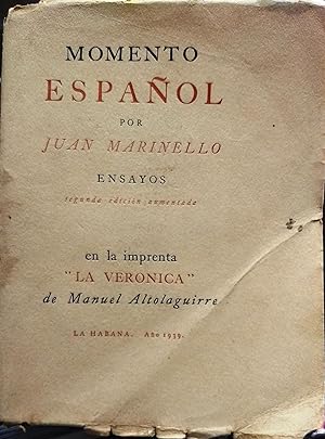 Momento español. Ensayos. Segunda edición aumentada