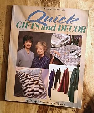 Seller image for QUICK GIFTS & DECOR : Leisure Arts, Sewing with Nancy Series for sale by 100POCKETS