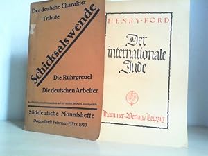 Süddeutsche Monatshefte. Doppelheft Februar / März 1923 Schicksalswende. Der deutsche Charakter. ...
