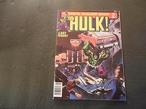 The Hulk #27 Jun 1981 Bronze Age Marvel Comics BW Magazine