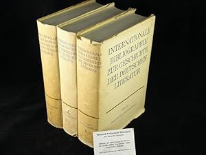 Imagen del vendedor de (Hrsg.) Internationale Bibliographie. Zur Geschichte der deutschen Literatur von den Anfngen bis zur Gegenwart. a la venta por Antiquariat Bebuquin (Alexander Zimmeck)