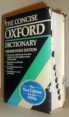 Immagine del venditore per The Concise Oxford Dictionary of Current English - THUMB INDEX EDITION venduto da Washburn Books