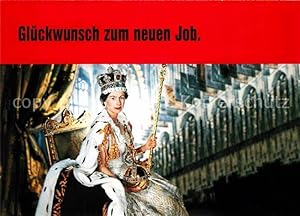 Bild des Verkufers fr Postkarte Carte Postale 72799106 Adel England Koenigin Elizabeth II. Kroenung Werbung Bild-Zeitung Koen zum Verkauf von Versandhandel Boeger