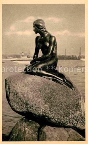 Bild des Verkufers fr Postkarte Carte Postale 72808878 Kobenhavn Den lille Havfrues Kleine Meerjungfrau Statue Kopenhagen zum Verkauf von Versandhandel Boeger