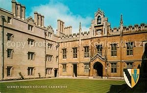 Postkarte Carte Postale 72853897 Cambridge Cambridgeshire Sidney Sussex College Cambridge