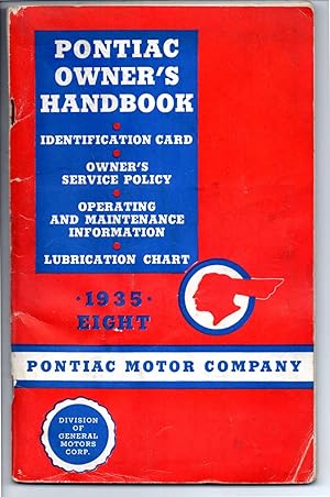 Pontiac Owner's Handbook 1935 Pontiac Eight