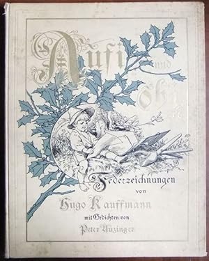 Seller image for Aufi und obi : zwanzig Federzeichnungen von Hugo Kauffmann. Mit Gedichten von Hugo Auzinger. for sale by Antiquariat Blschke