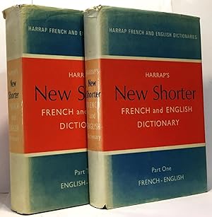 Harrap's shorter french and english dictionary - part one + part two