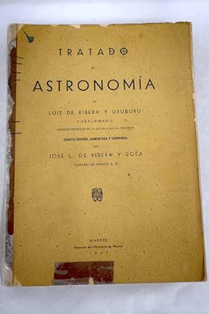 Imagen del vendedor de Tratado de Astronoma a la venta por Alcan Libros