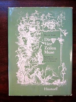 Seller image for Die vier Zeilen Muse. Epigramme zur Literatur und zu den Künsten for sale by Rudi Euchler Buchhandlung & Antiquariat