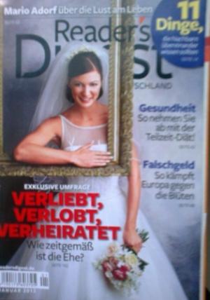 Bild des Verkufers fr Reader's Digest Deutschland 2012: Verliebt, Verlobt, Verheiratet zum Verkauf von Versandantiquariat Jena