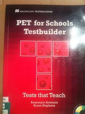 Imagen del vendedor de PET for Schools Testbuilder: Student's Book & CD Pack a la venta por Versandantiquariat Jena