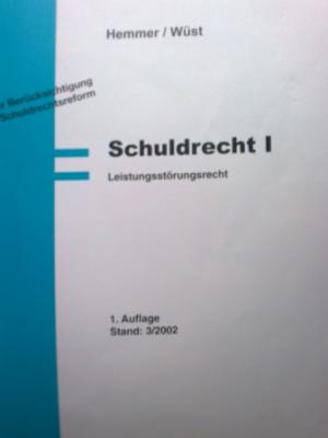 Imagen del vendedor de Schuldrecht 1 a la venta por Versandantiquariat Jena