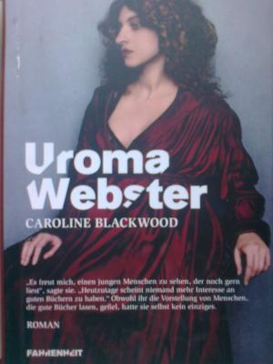 Imagen del vendedor de Uroma Webster Roman. a la venta por Versandantiquariat Jena