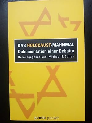 Imagen del vendedor de Das Holocaust-Mahnmal a la venta por Versandantiquariat Jena
