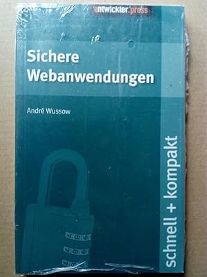 Seller image for Sichere Webanwendungen. Schnell + kompakt for sale by Versandantiquariat Jena
