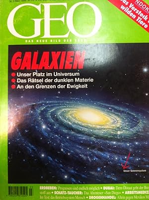 Seller image for Geo 3/96 Das neue Bild der Erde. Galaxien for sale by Versandantiquariat Jena