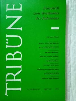 Bild des Verkufers fr TRIBNE. Zeitschrift zum Verstndnis des Judentums. 32. Jg., Heft 127 / 1993. zum Verkauf von Versandantiquariat Jena