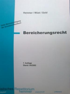 Seller image for Bereicherungsrecht for sale by Versandantiquariat Jena