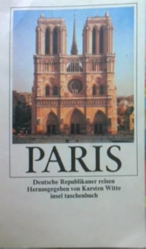 Bild des Verkufers fr Paris. Deutsche Republikaner reisen. Ein Stdte-Lesebuch zum Verkauf von Versandantiquariat Jena