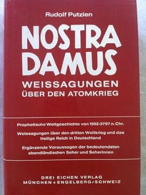 Bild des Verkufers fr Nostra Damus. Weissagungen ber den Atomkrieg zum Verkauf von Versandantiquariat Jena