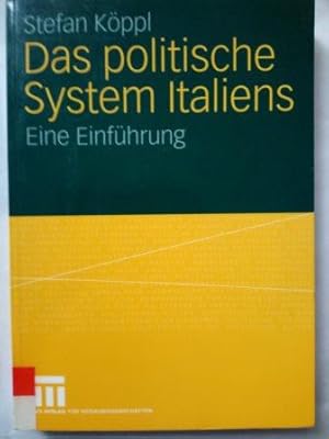 Bild des Verk�ufers f�r Das politische System Italiens zum Verkauf von Versandantiquariat Jena