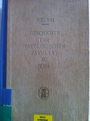 Bild des Verkufers fr Geschichte der theologischen Fakultt zu Jena. Darstellungen zur Geschichte der Universitt Jena 1 zum Verkauf von Versandantiquariat Jena