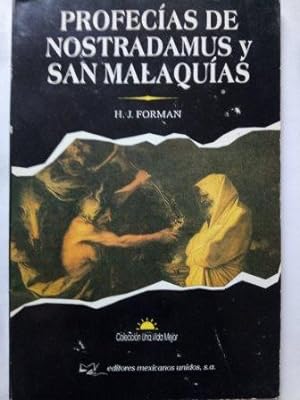 Bild des Verkufers fr Profecias de Nostradamus y San Malaquias = Prophesies of Nostradamus and St. Malek zum Verkauf von Versandantiquariat Jena
