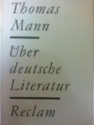 Bild des Verkufers fr ber deutsche Literatur zum Verkauf von Versandantiquariat Jena