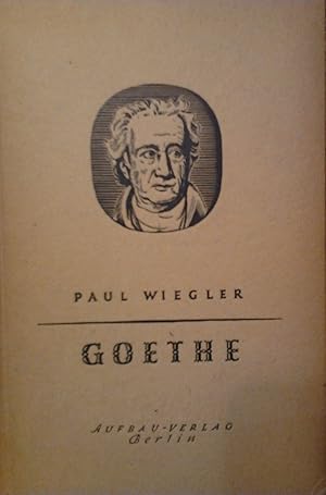 Bild des Verkufers fr Johann Wolfgang Goethe zum Verkauf von Versandantiquariat Jena