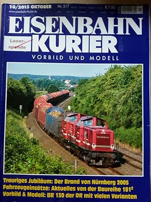 Imagen del vendedor de Eisenbahn Kurier, Heft 10/2015 a la venta por Versandantiquariat Jena