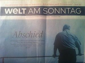 Bild des Verkäufers für Welt am Sonntag Nr. 25 2017: Abschied - Erinnerungen an Helmut Kohl zum Verkauf von Versandantiquariat Jena