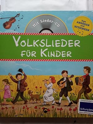 Imagen del vendedor de Volkslieder fr Kinder - Mit Lieder-CD zum Anhren und Mitsingen a la venta por Versandantiquariat Jena