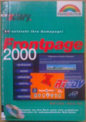 Immagine del venditore per Frontpage 2000 mit Cd-Rom venduto da Versandantiquariat Jena
