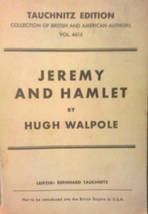 Bild des Verkufers fr Jeremy and Hamlet. Collection of British and American Authors zum Verkauf von Versandantiquariat Jena
